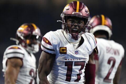 Receiver Terry McLaurin skips Commanders minicamp while looking for a new contract